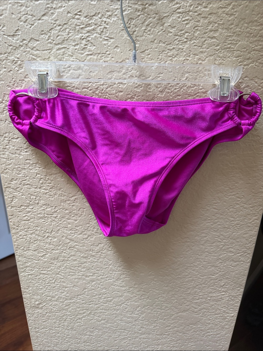 Xhilaration Hot Pink Women's ' Swim Bottoms with Ruching